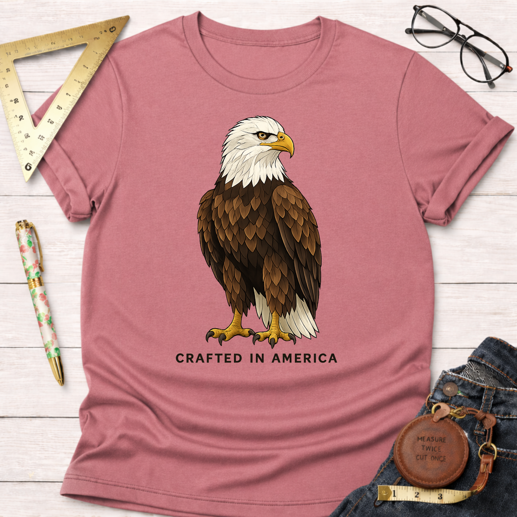Crafted In America Bald Eagle T-Shirt