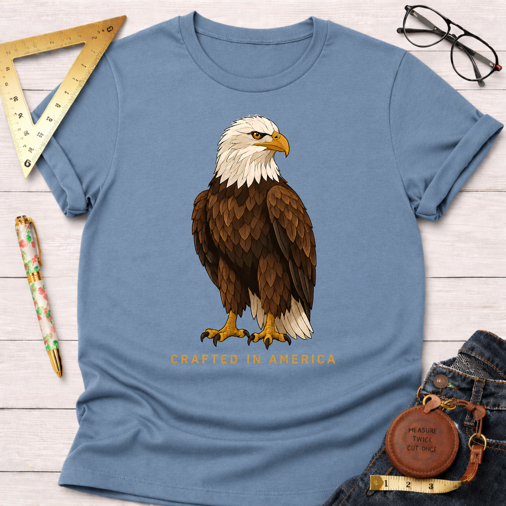 Crafted In America Bald Eagle T-Shirt