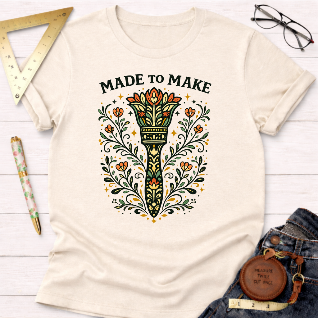 Made To Make Paint Brush T-Shirt