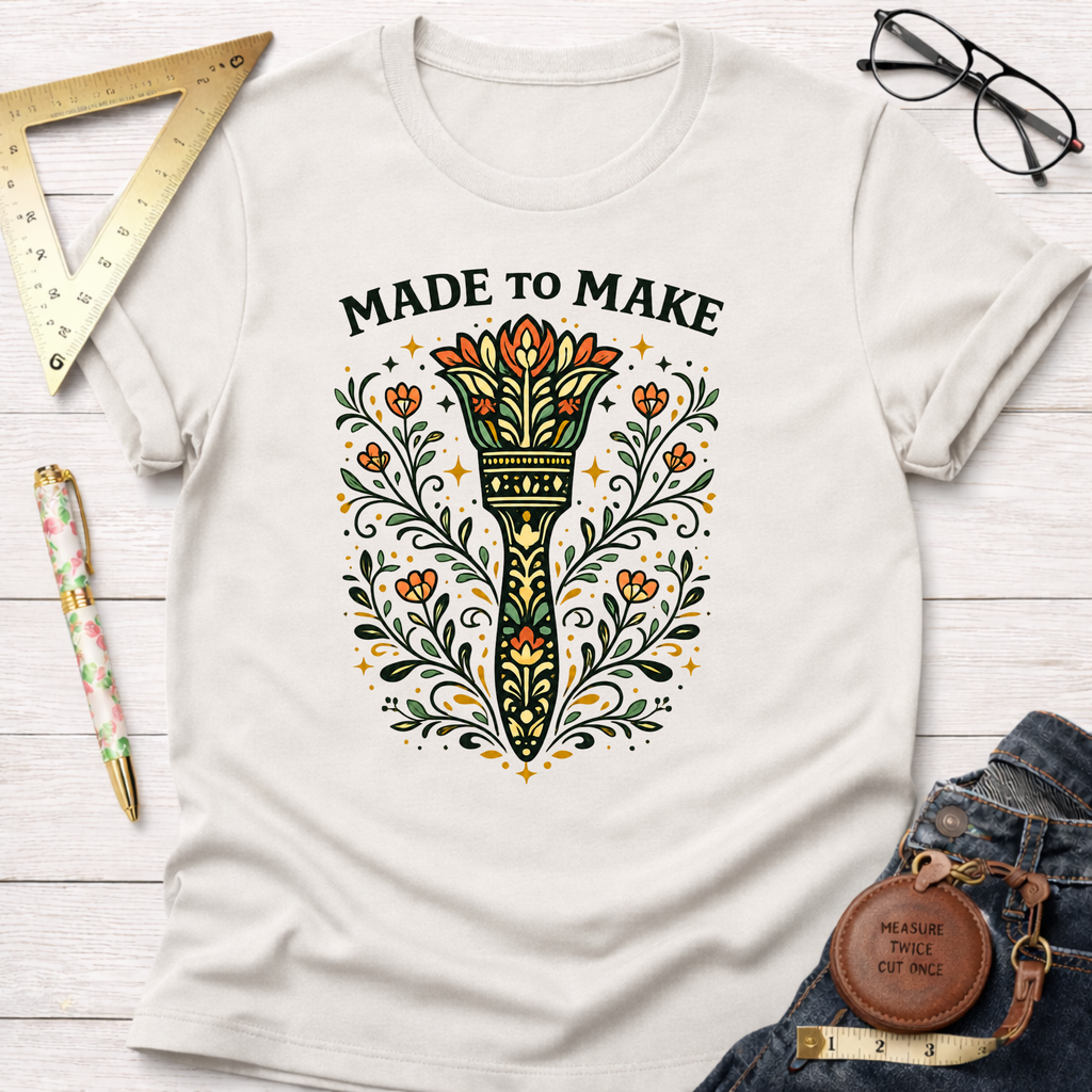 Made To Make Paint Brush T-Shirt