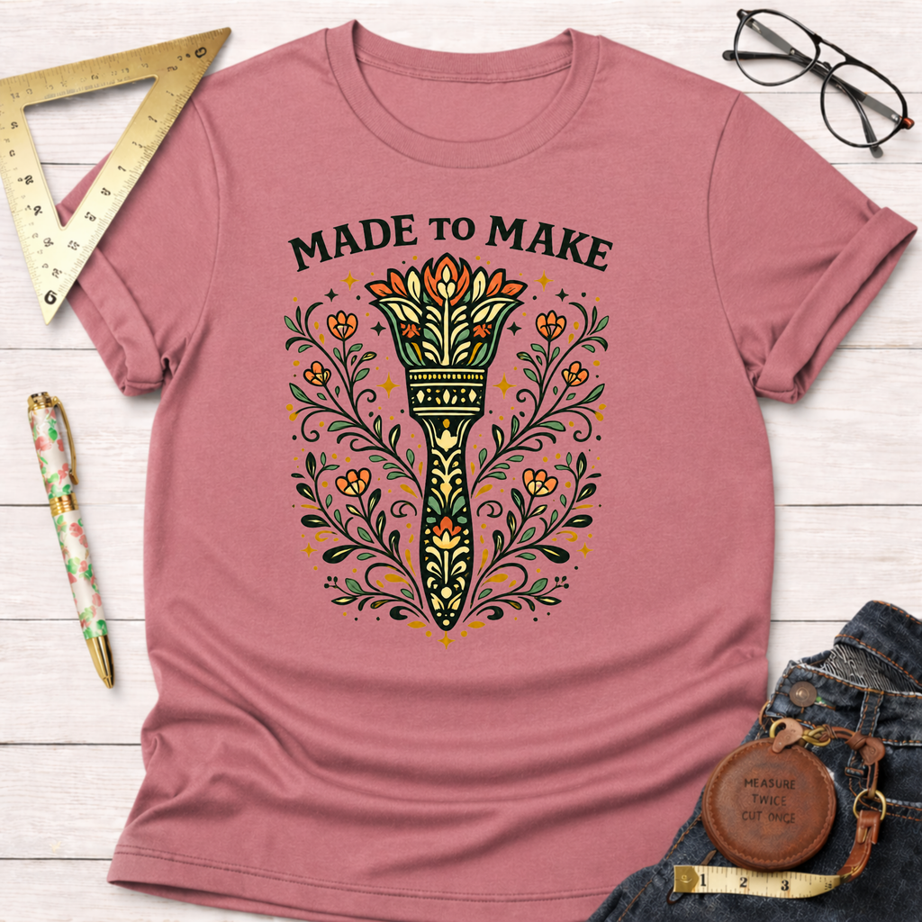 Made To Make Paint Brush T-Shirt