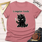 I Require Tools Angry Unicorn Builder T-Shirt
