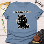 I Require Tools Angry Unicorn Builder T-Shirt
