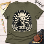 George Washington America EST 1776 T-Shirt