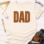 Dad Wooden Letters T-Shirt