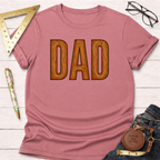 Dad Wooden Letters T-Shirt