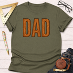 Dad Wooden Letters T-Shirt