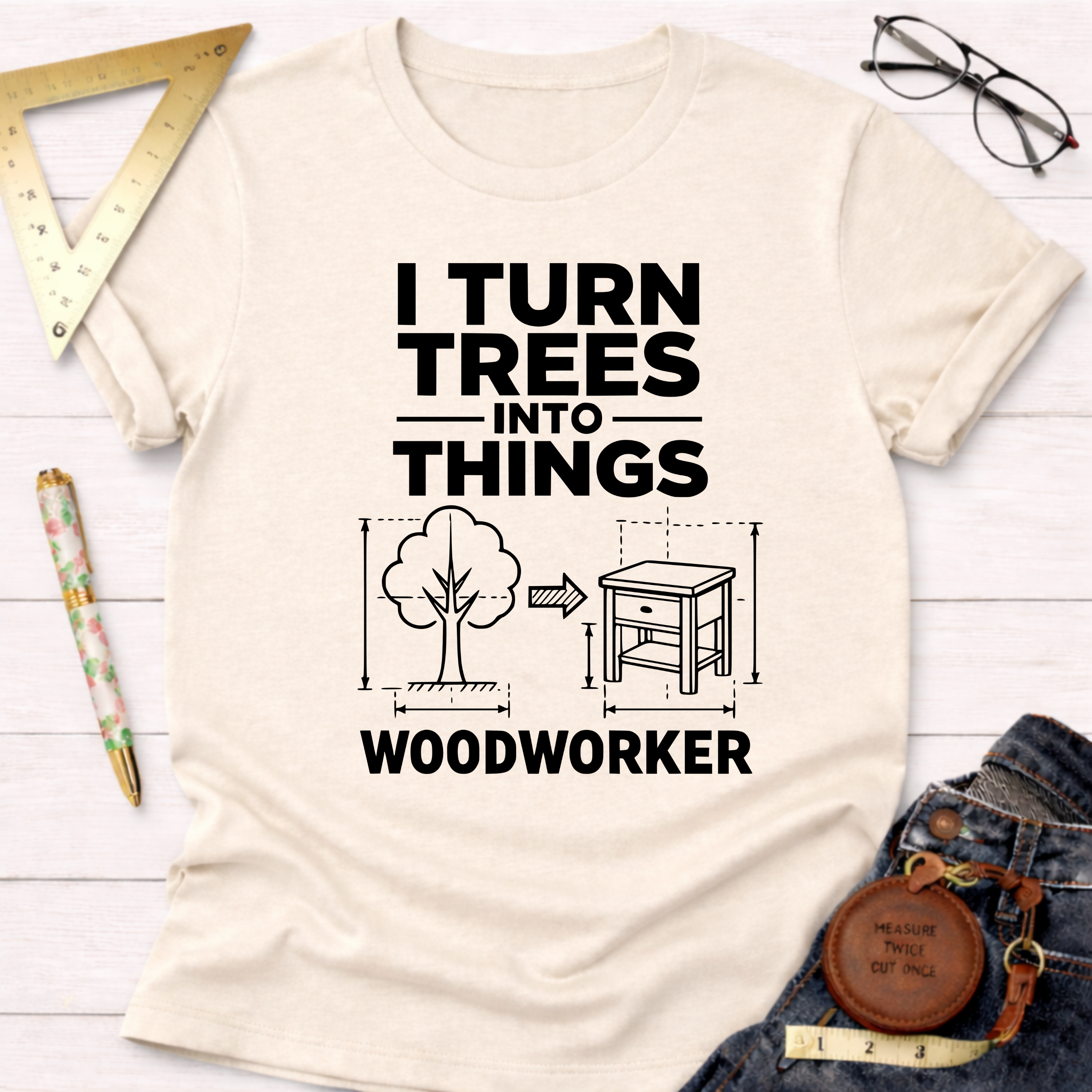 I Turn Trees Into Things T-Shirt