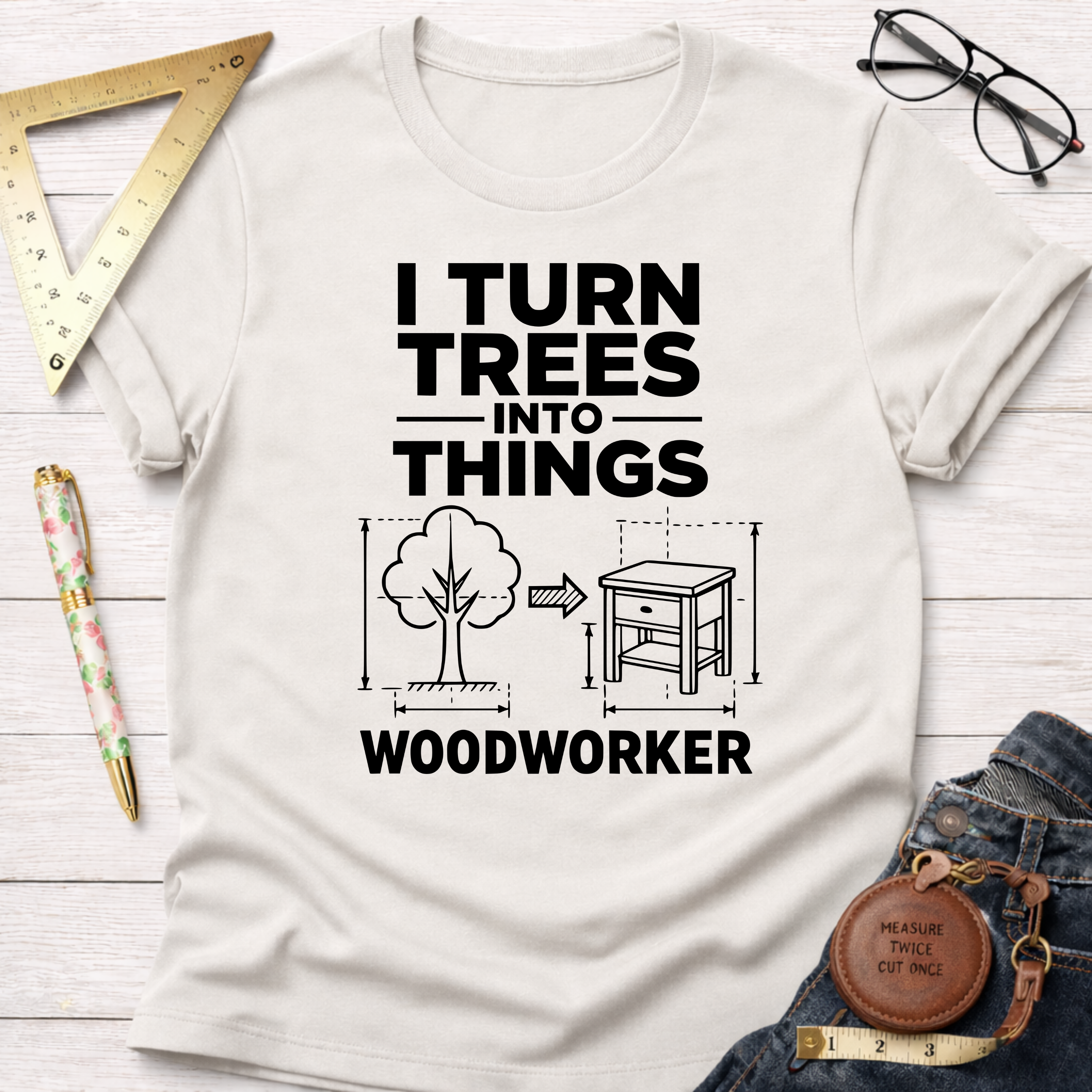 I Turn Trees Into Things T-Shirt