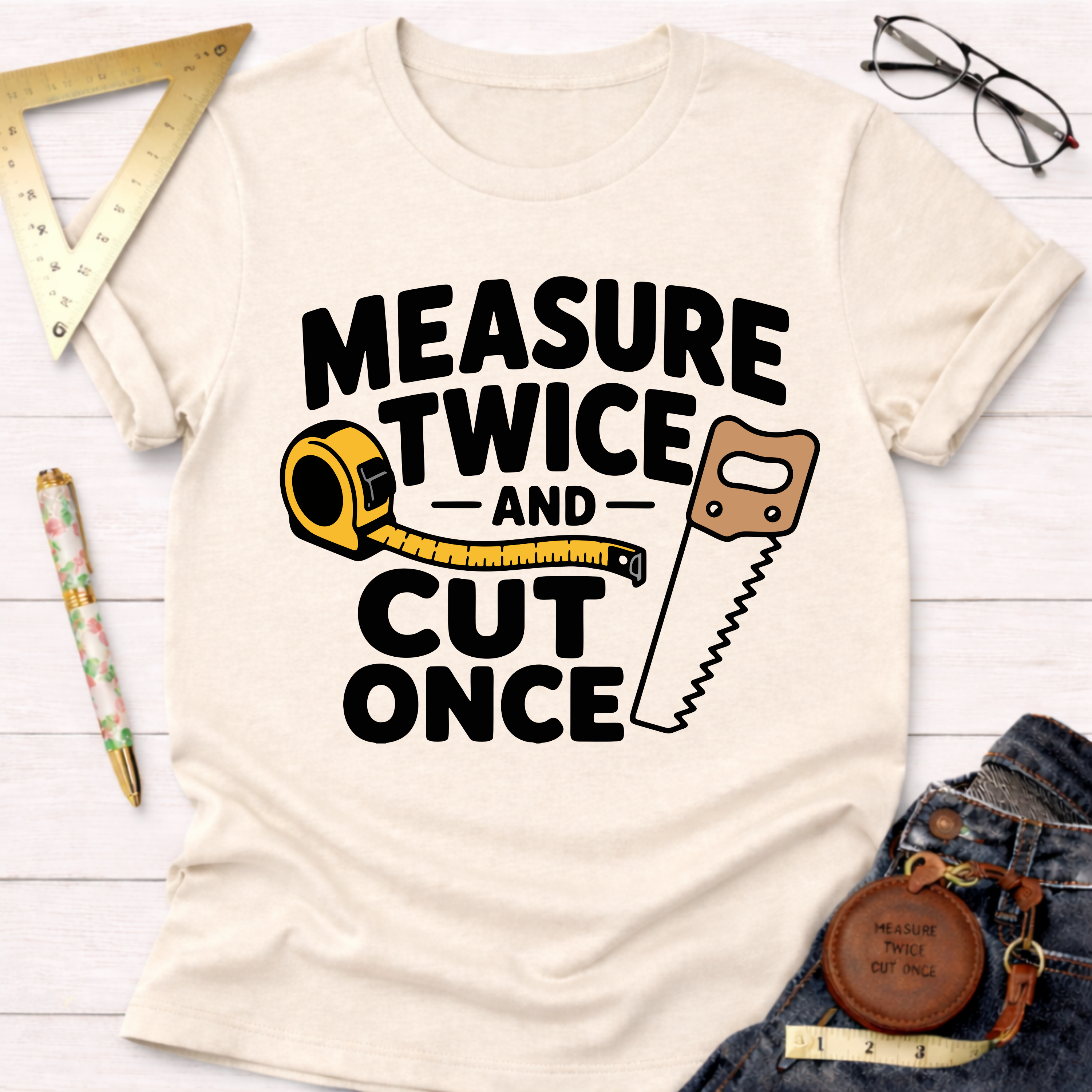 Measure Twice And Cut Once T-Shirt
