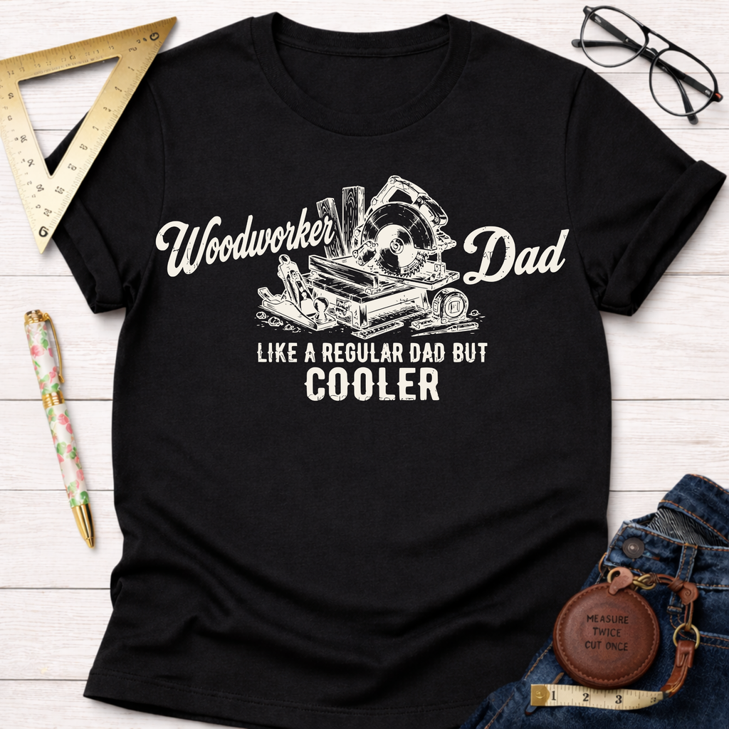 Woodworker Dad.  Like a Regular Dad Only Cooler. T-Shirt
