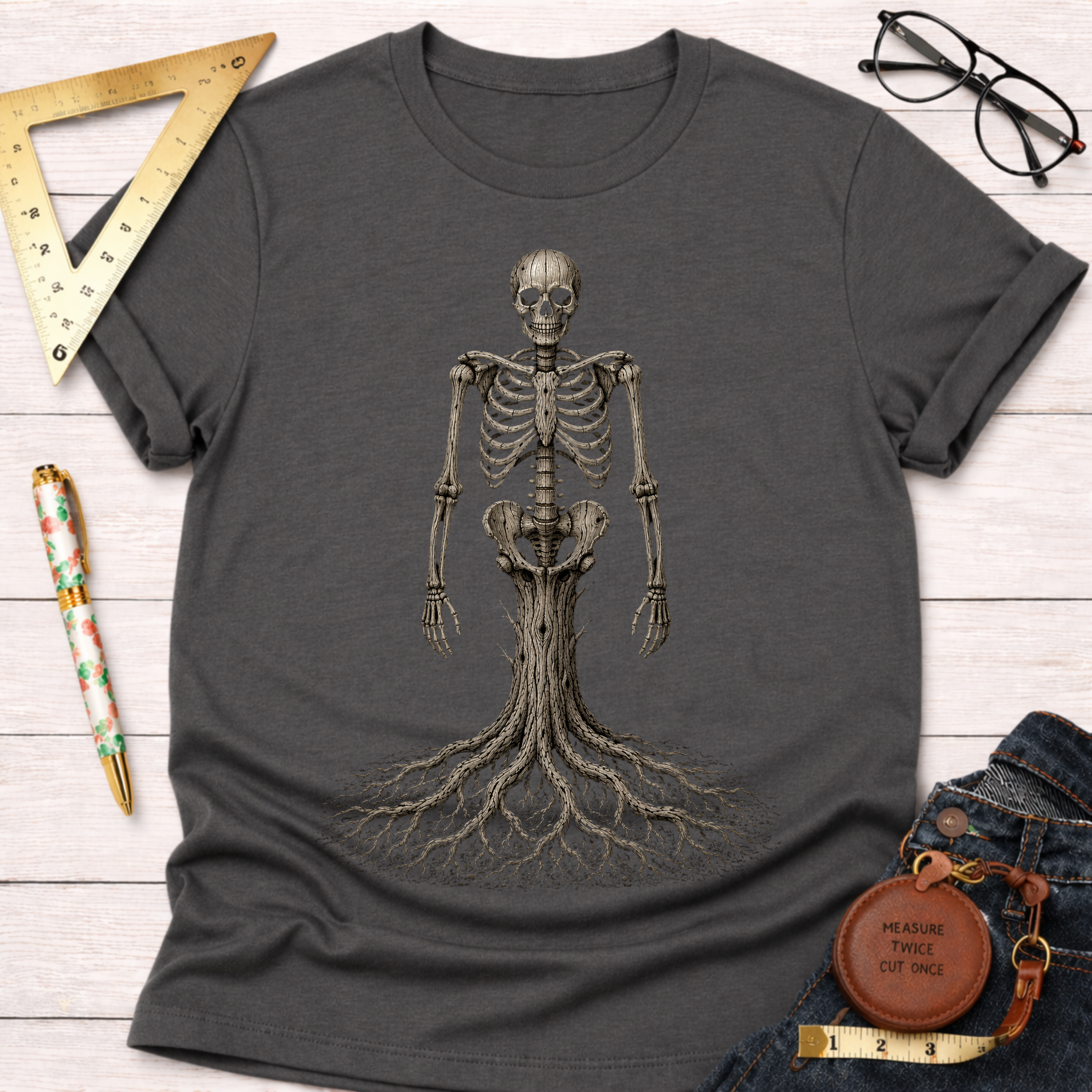 Internally Wood Skeleton T-Shirt