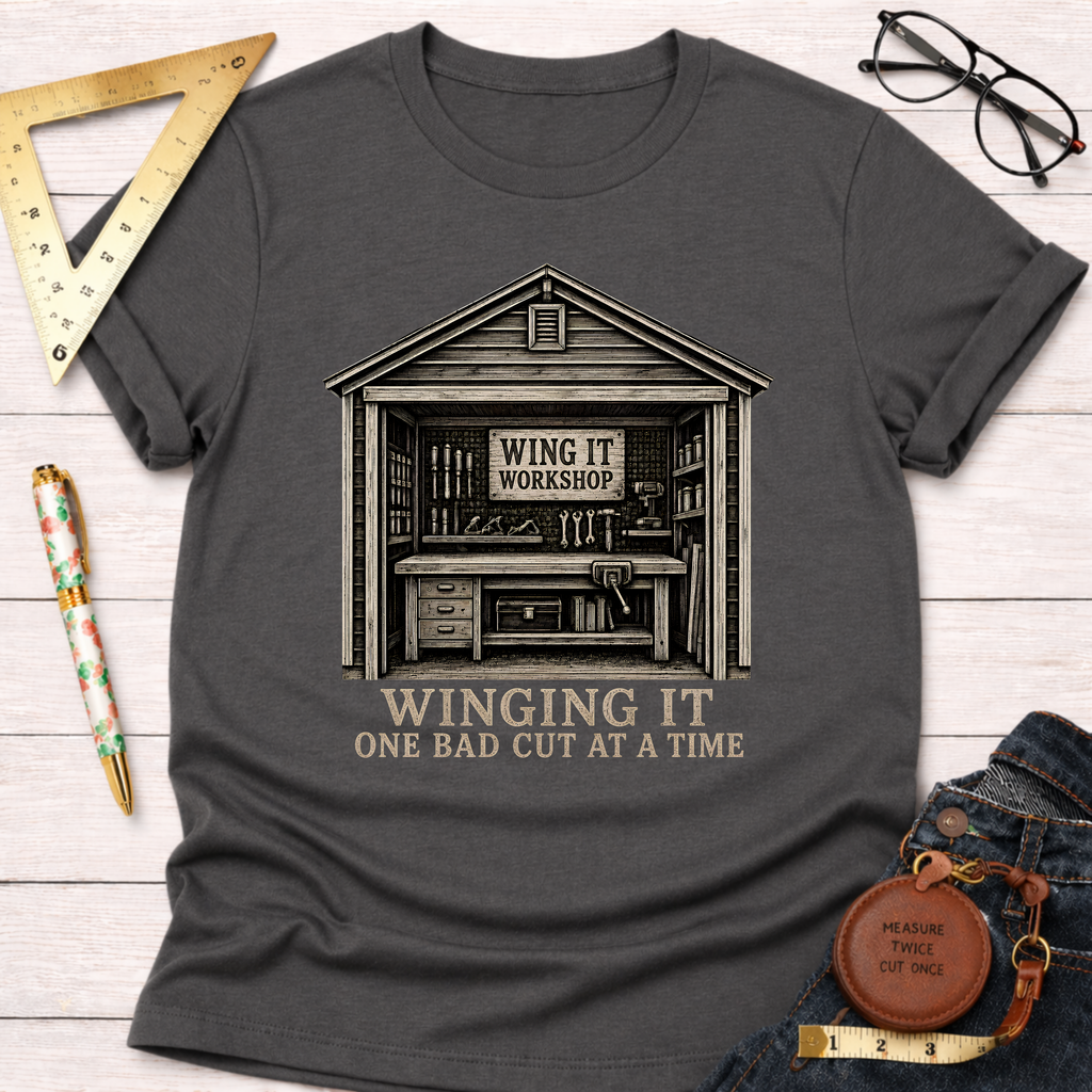 Winging It One Bad Cut At A Time T-Shirt