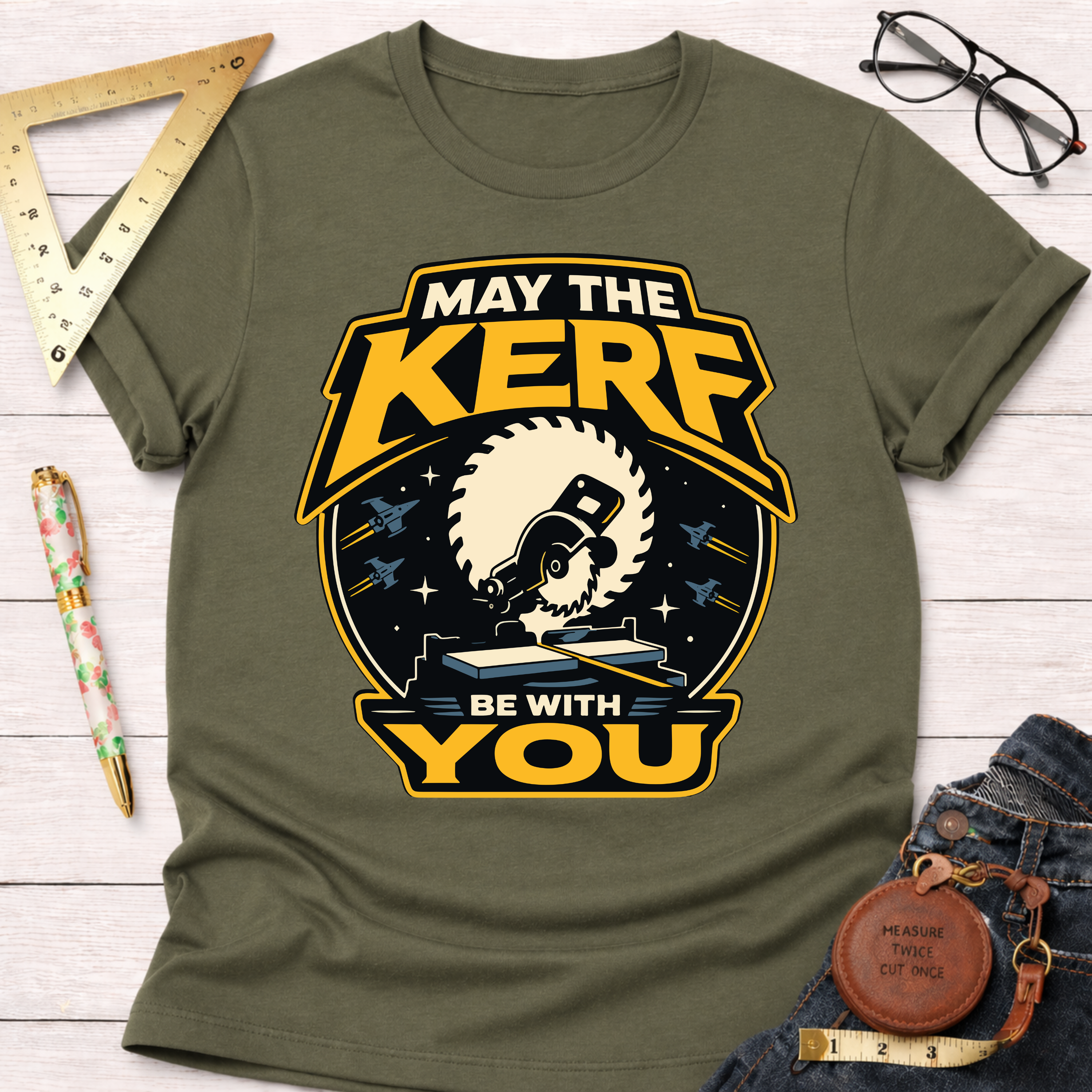 May The Kerf Be With You T-Shirt