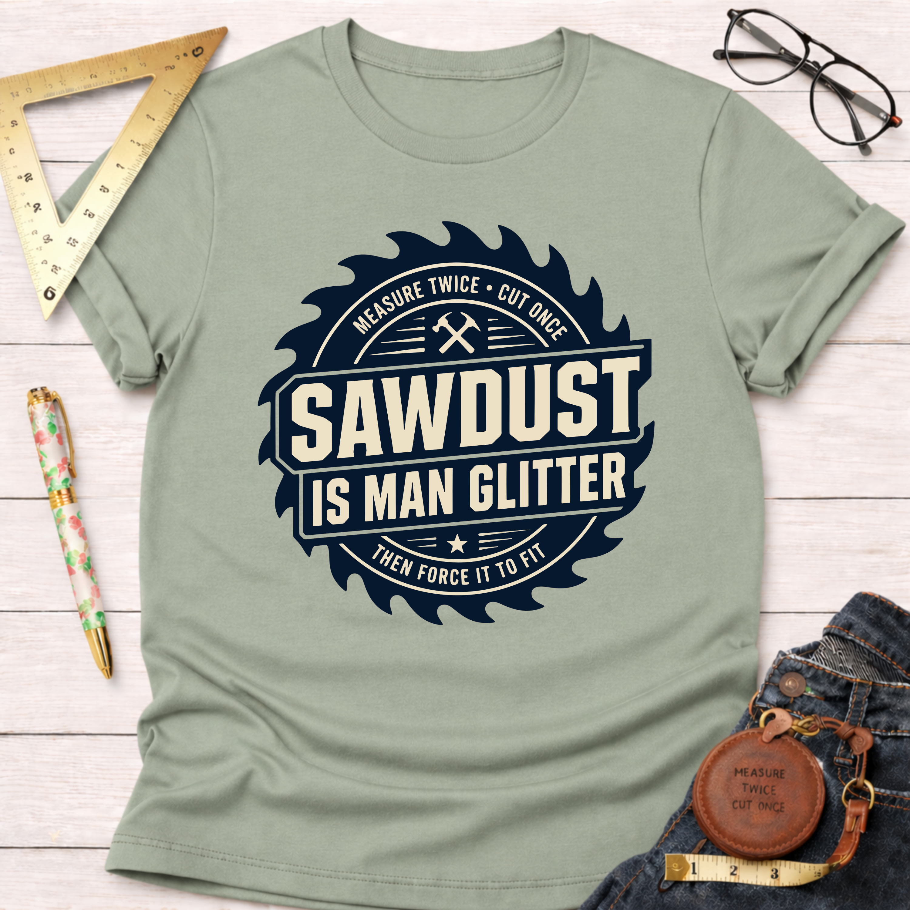Sawdust Is Man Glitter T-Shirt