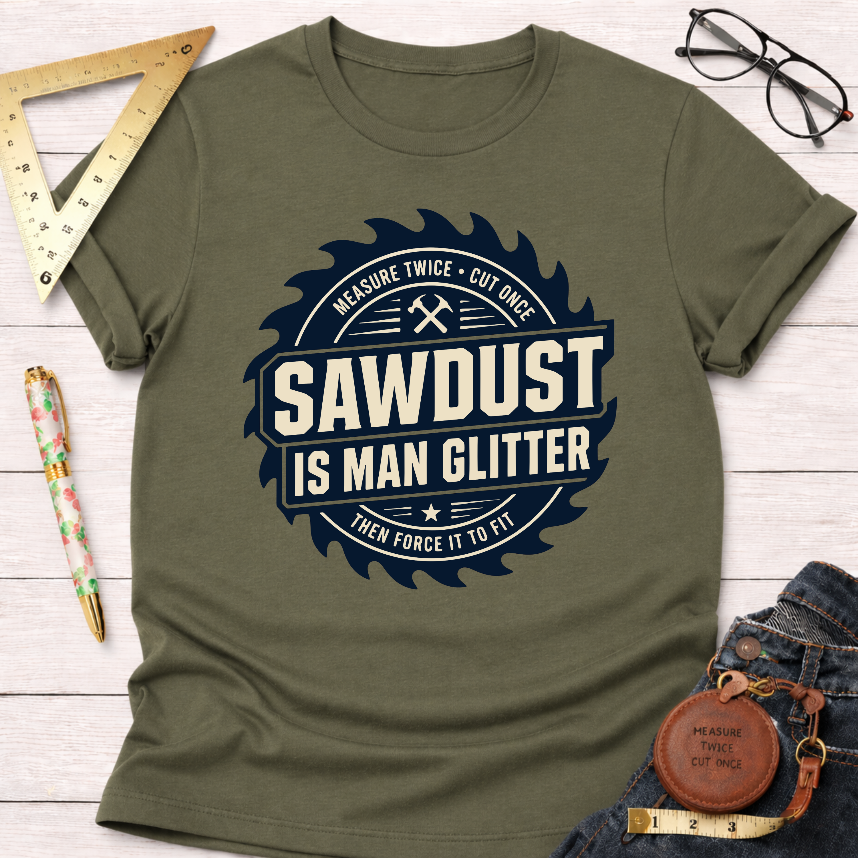 Sawdust Is Man Glitter T-Shirt