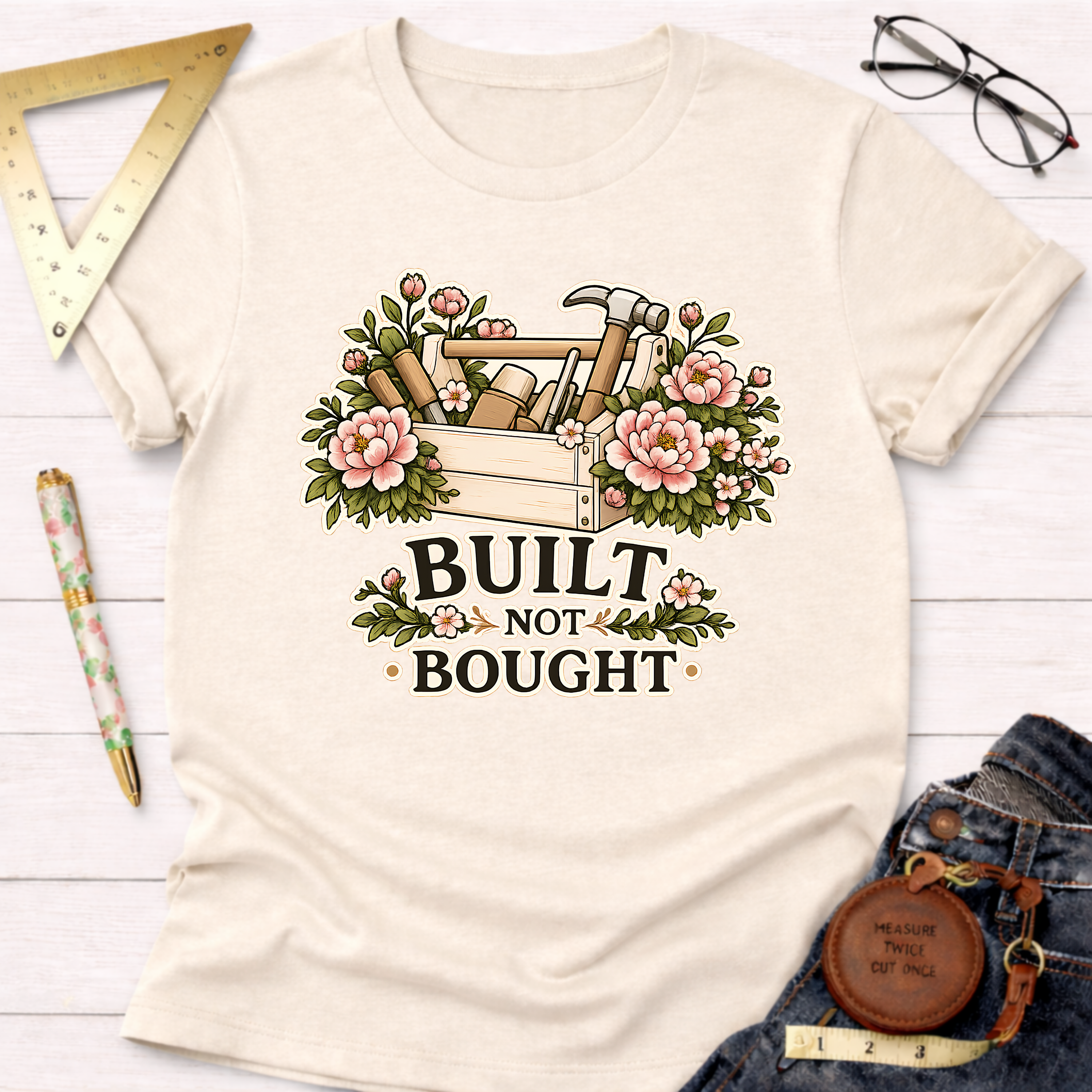 Built Not Bought Carpenter T-Shirt