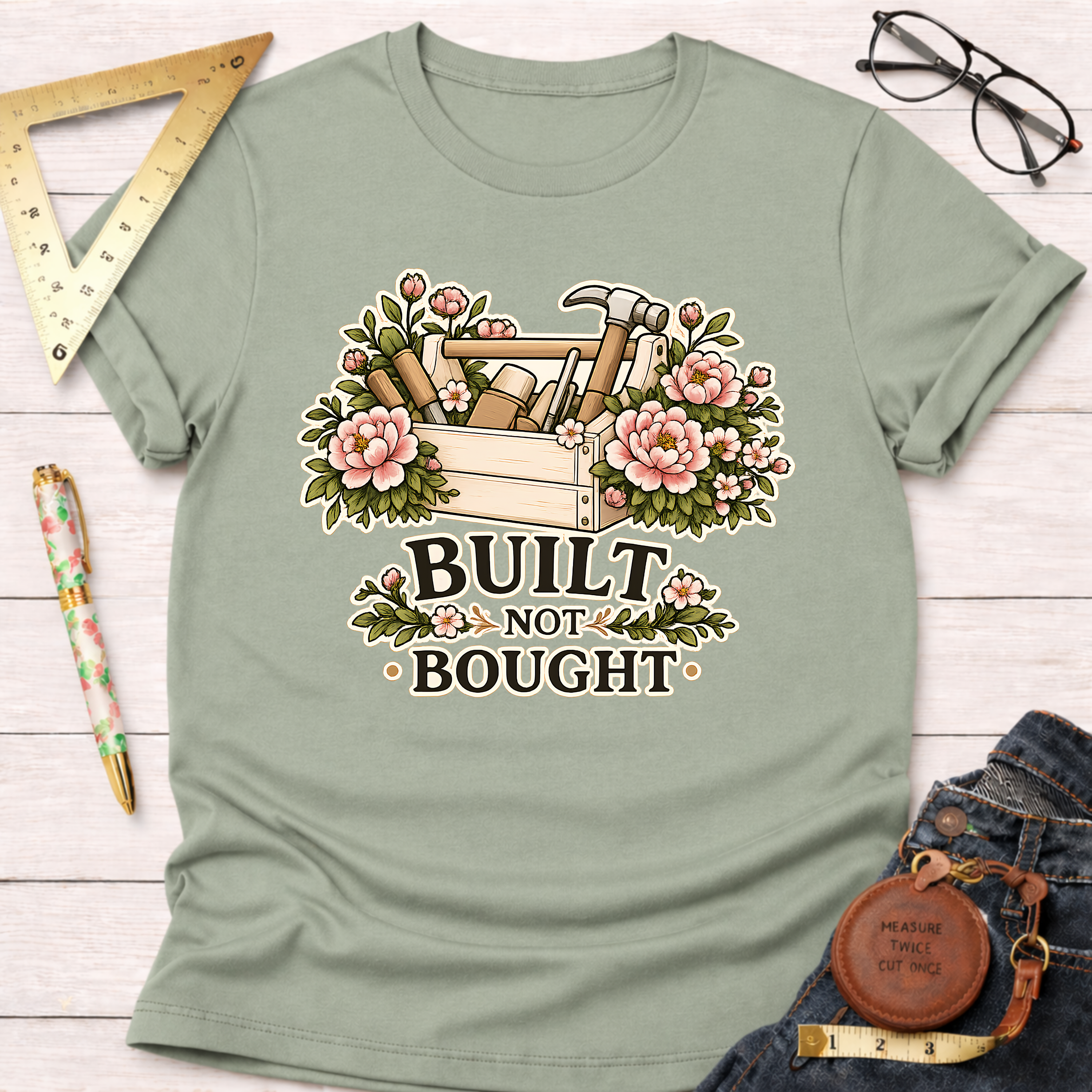 Built Not Bought Carpenter T-Shirt