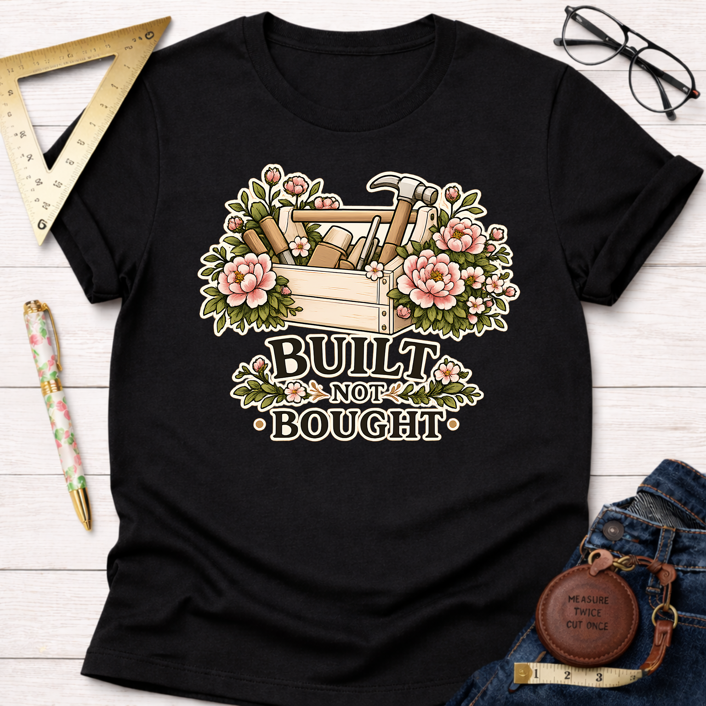 Built Not Bought Carpenter T-Shirt