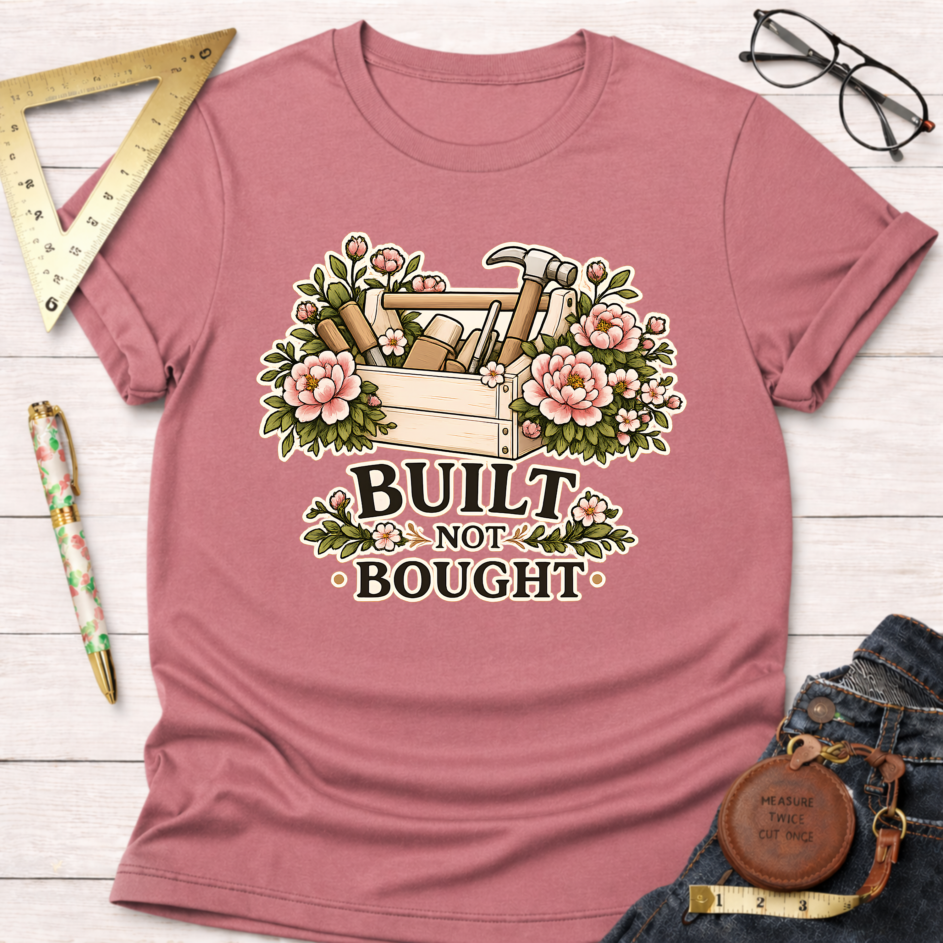 Built Not Bought Carpenter T-Shirt