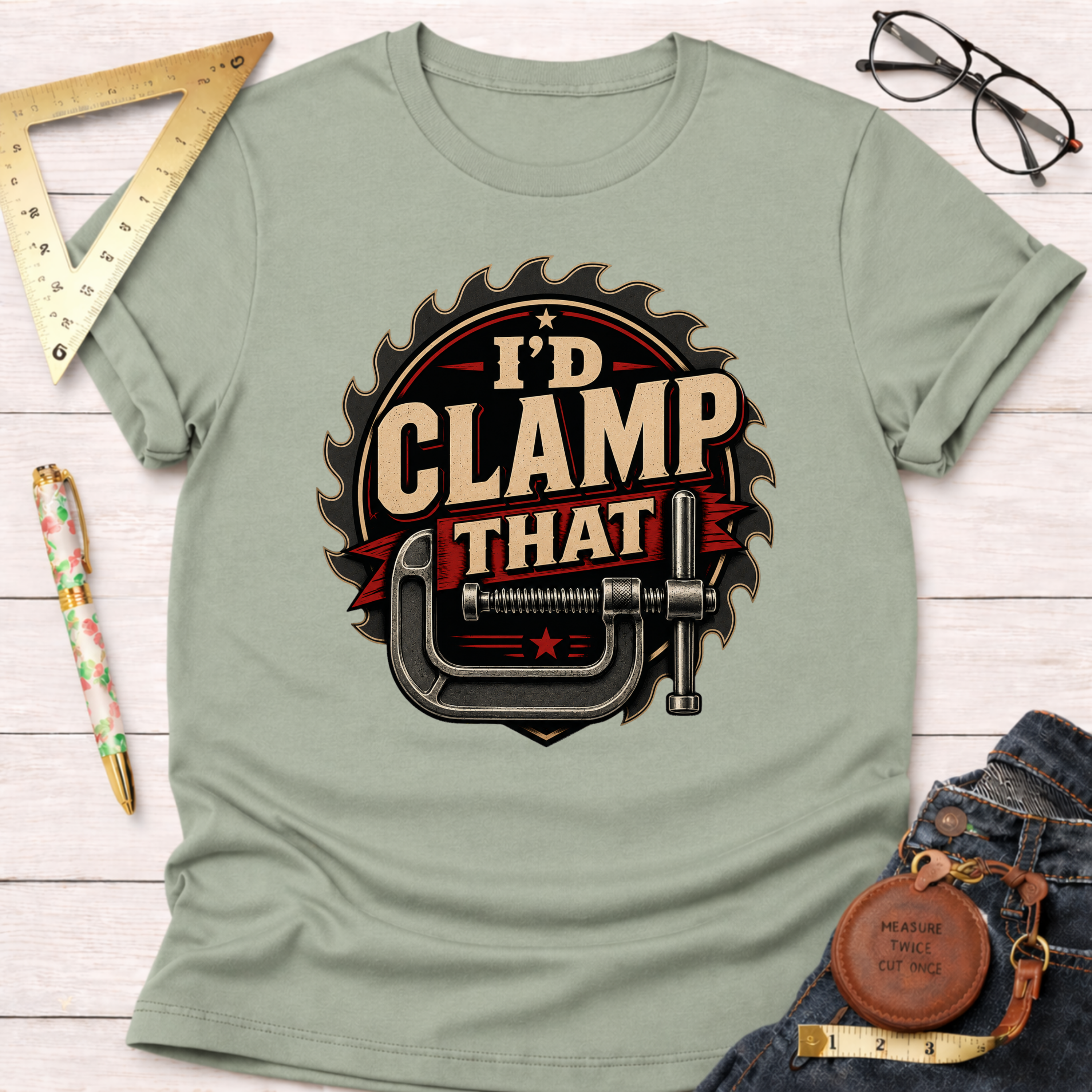 I'd Clamp That T-Shirt