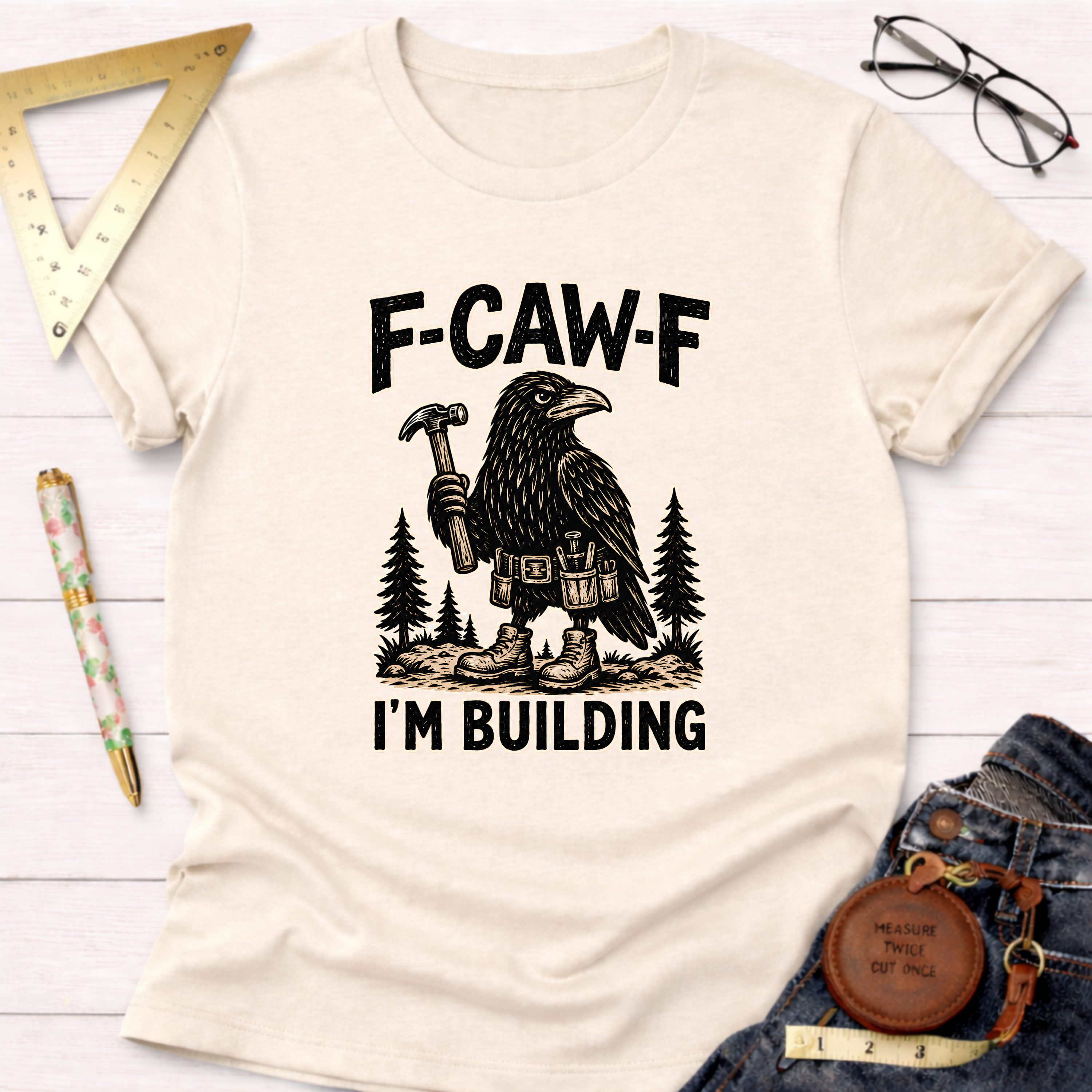 F-CAW-F, I'm Building T-Shirt