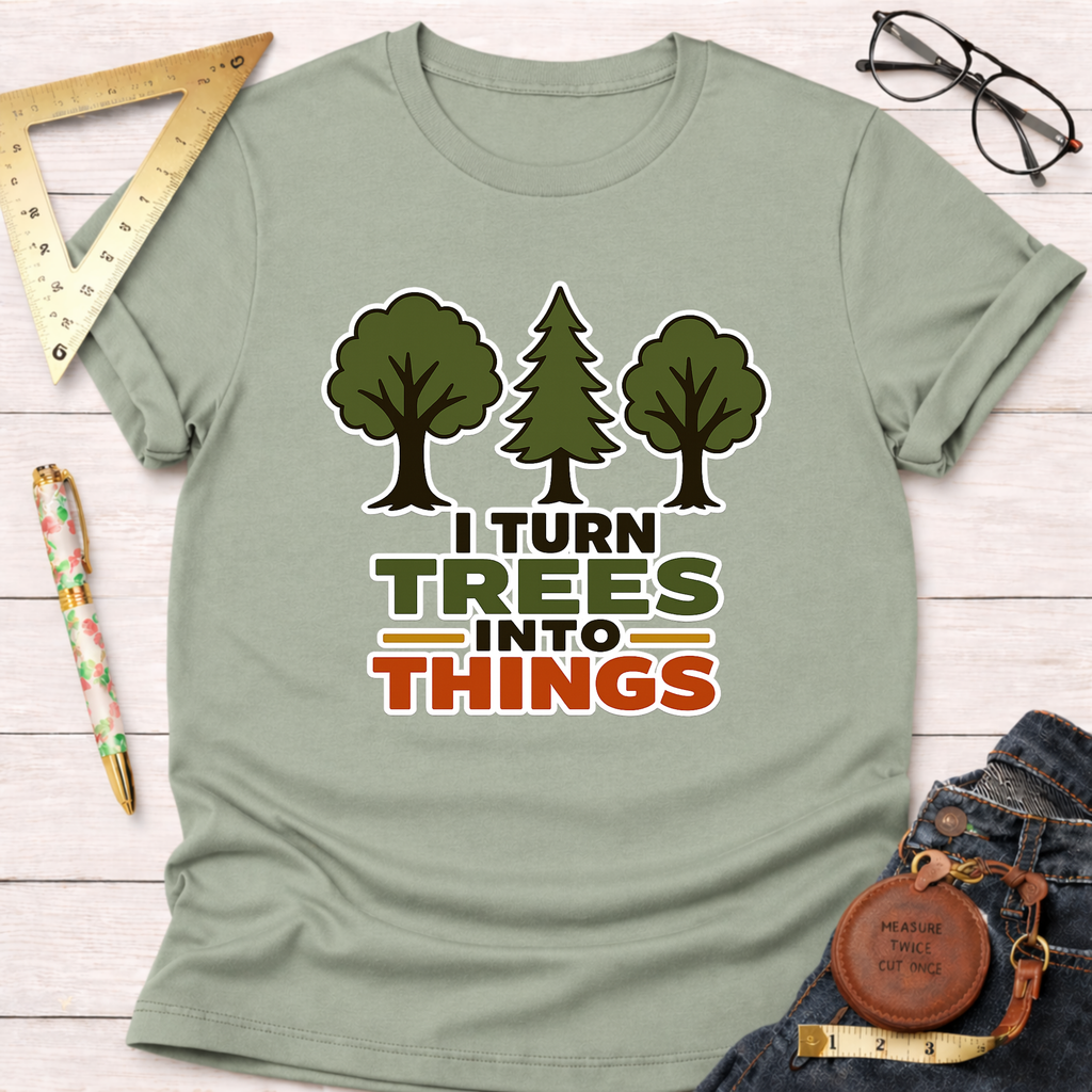 I Turn Trees Into Things T-Shirt