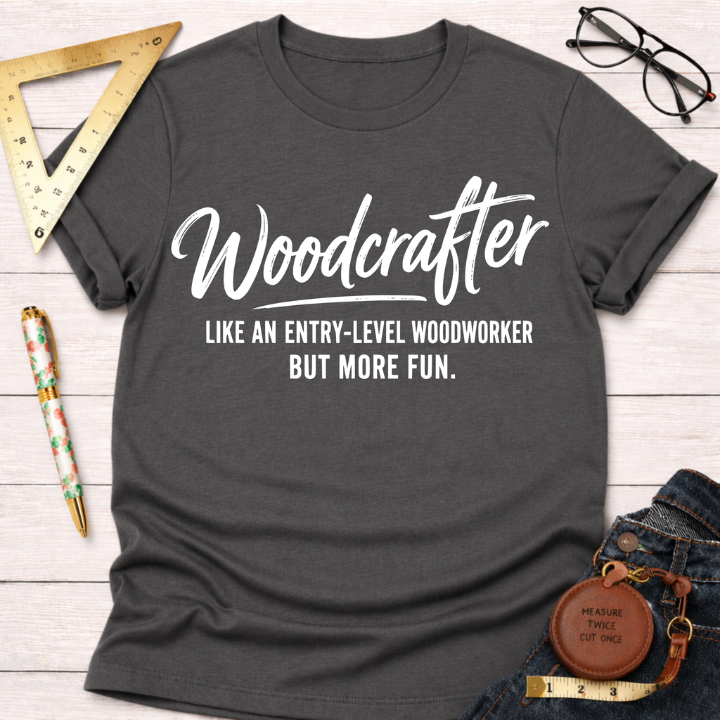 Woodcrafter Like An Entry-Level Woodworker But More Fun T-Shirt