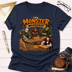 Monster Woodshop Grown funny woodworking t-shirt – Sawdust & Ponytails (view 6)