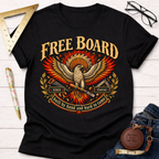 Free Board funny woodworking t-shirt – Sawdust & Ponytails
