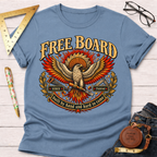 Free Board funny woodworking t-shirt – Sawdust & Ponytails (view 5)