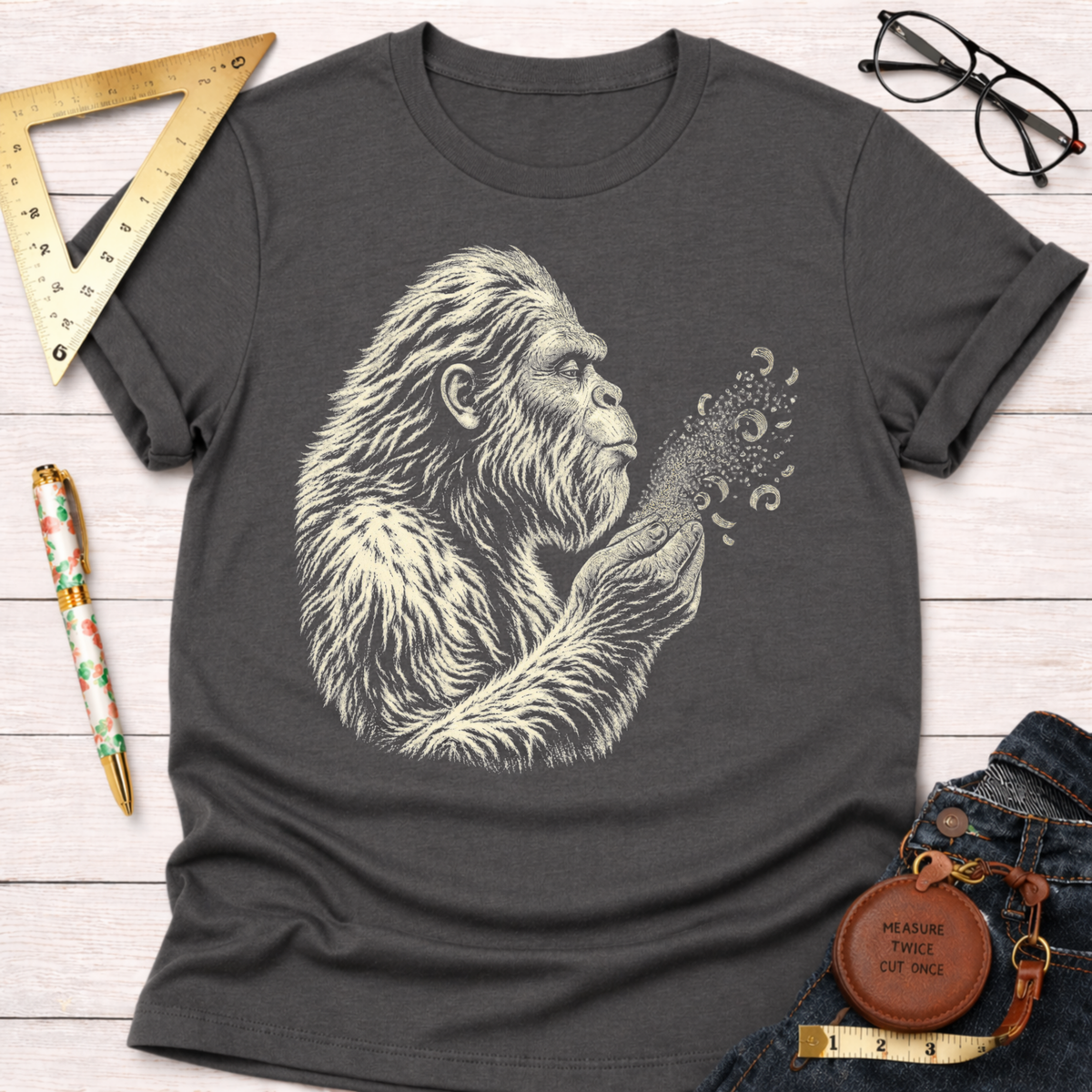 Sawdust Gorilla funny woodworking t-shirt – Sawdust & Ponytails