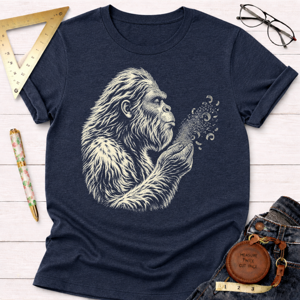 Sawdust Gorilla funny woodworking t-shirt – Sawdust & Ponytails (view 7)