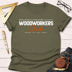 Woodworkers Club funny woodworking t-shirt – Sawdust & Ponytails (view 7)