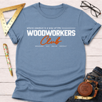 Woodworkers Club funny woodworking t-shirt – Sawdust & Ponytails (view 5)