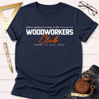 Woodworkers Club funny woodworking t-shirt – Sawdust & Ponytails (view 6)