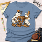 Ghostly Carpenters funny woodworking t-shirt – Sawdust & Ponytails (view 6)