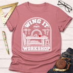 Winging It woodworking t-shirt – Sawdust & Ponytails (view 2)