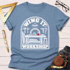 Winging It woodworking t-shirt – Sawdust & Ponytails (view 6)