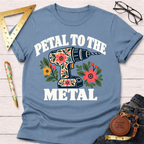 Petal To The Metal woodworking t-shirt – Sawdust & Ponytails (view 5)