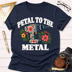 Petal To The Metal woodworking t-shirt – Sawdust & Ponytails (view 6)
