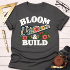 Bloom & Build woodworking t-shirt – Sawdust & Ponytails (view 8)