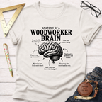 Anatomy Of A Woodworker Brain T-Shirt