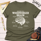 Anatomy Of A Woodworker Brain T-Shirt
