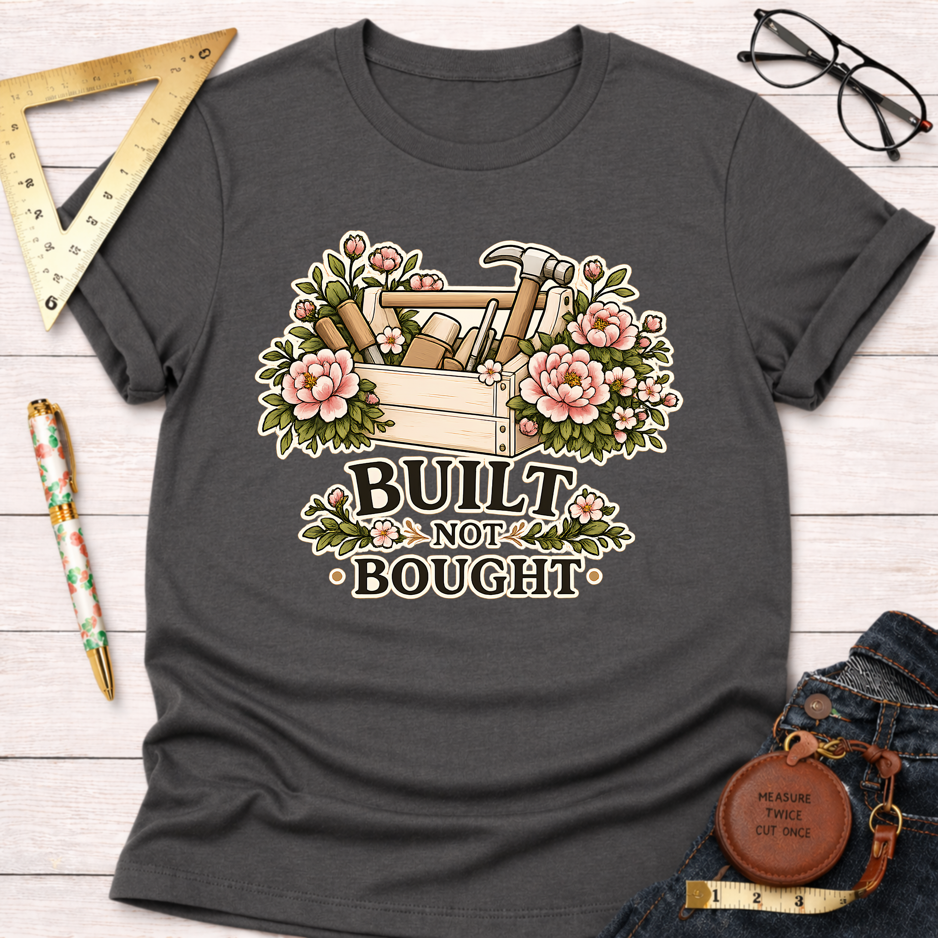 Built Not Bought Carpenter T-Shirt
