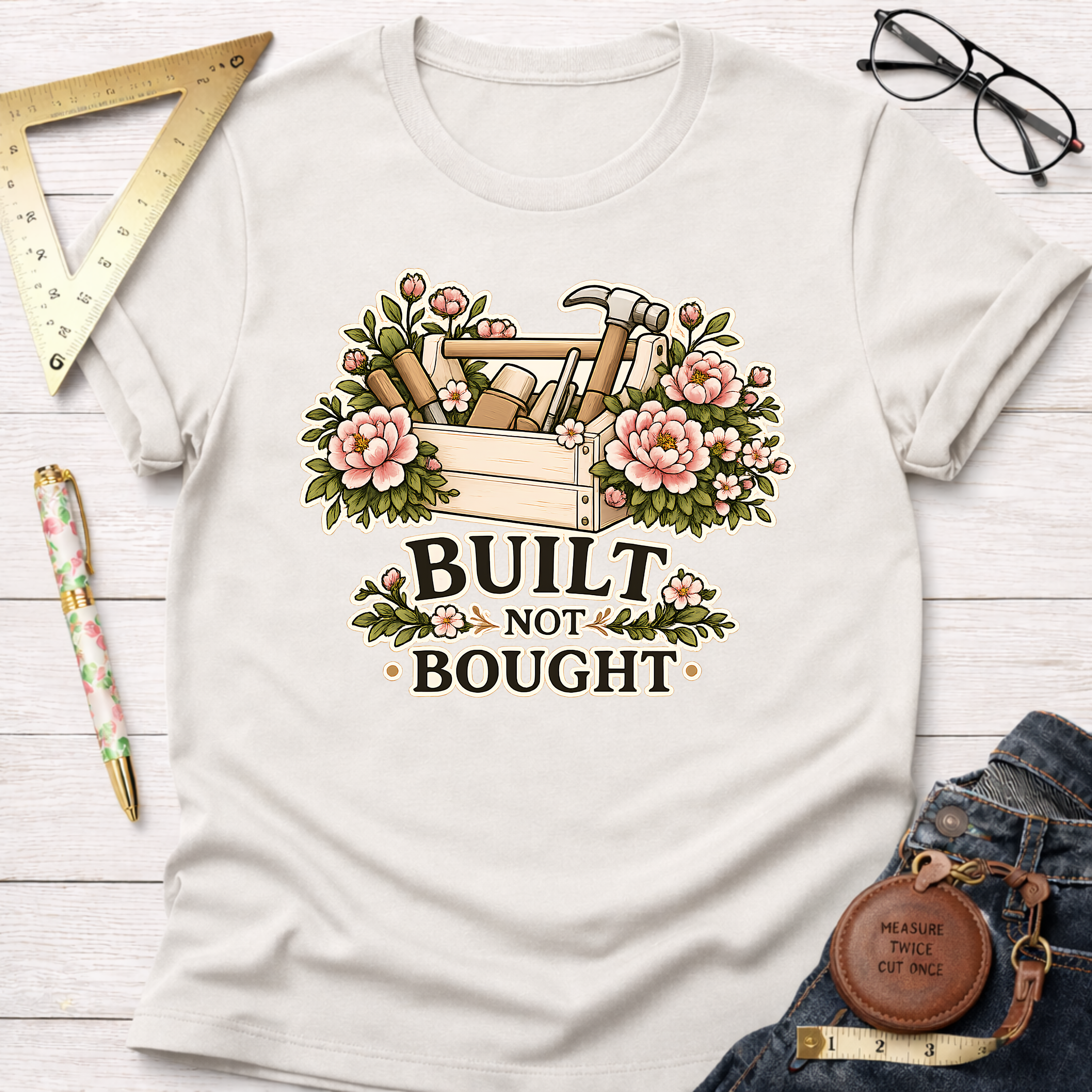 Built Not Bought Carpenter T-Shirt