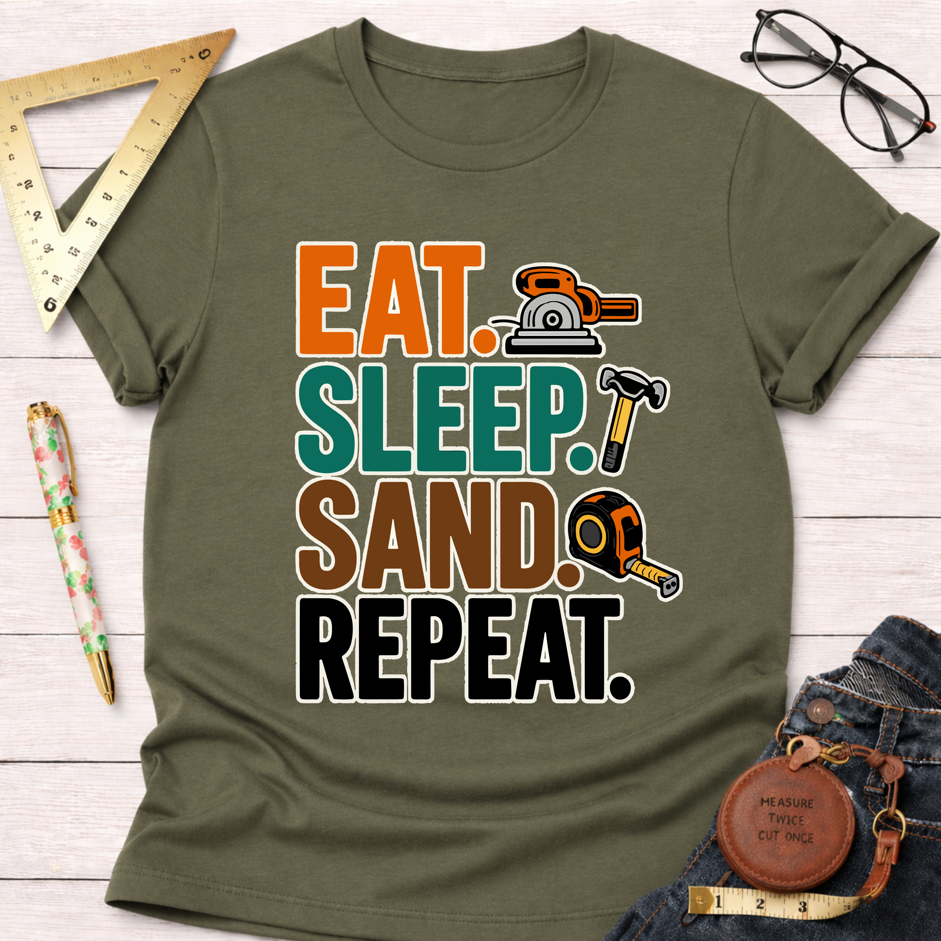 Eat. Sleep. Sand. Repeat. T-Shirt