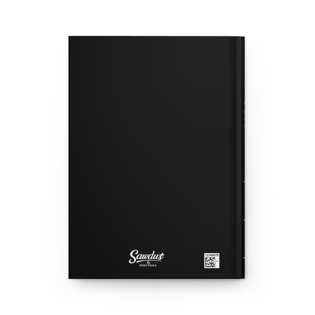 Close-up of Maker's Journal cover text and logo detail