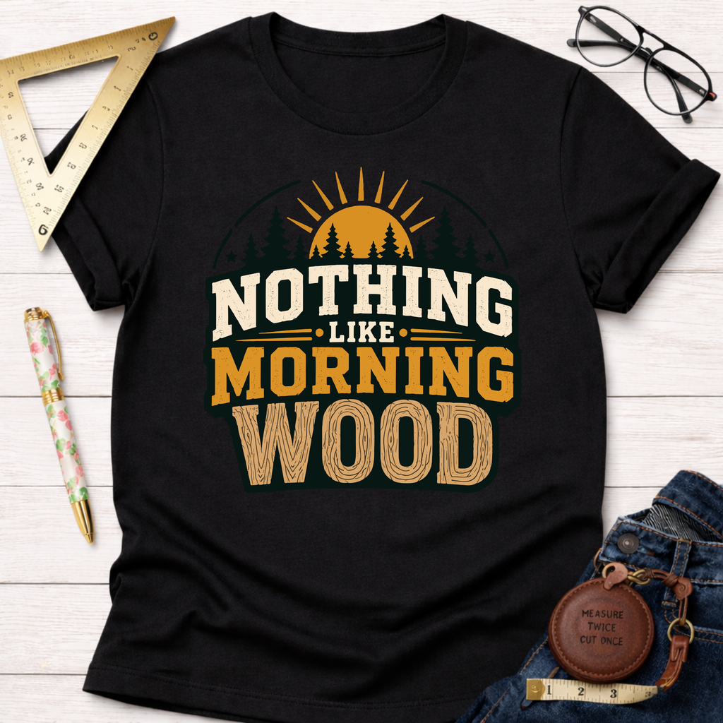 Morning Shift Woodworking Tee