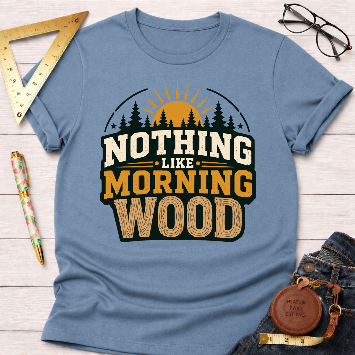 Morning Shift Woodworking Tee